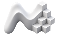 Makio logo — DIY 3D maker for easy voxel modeling and 3D printing